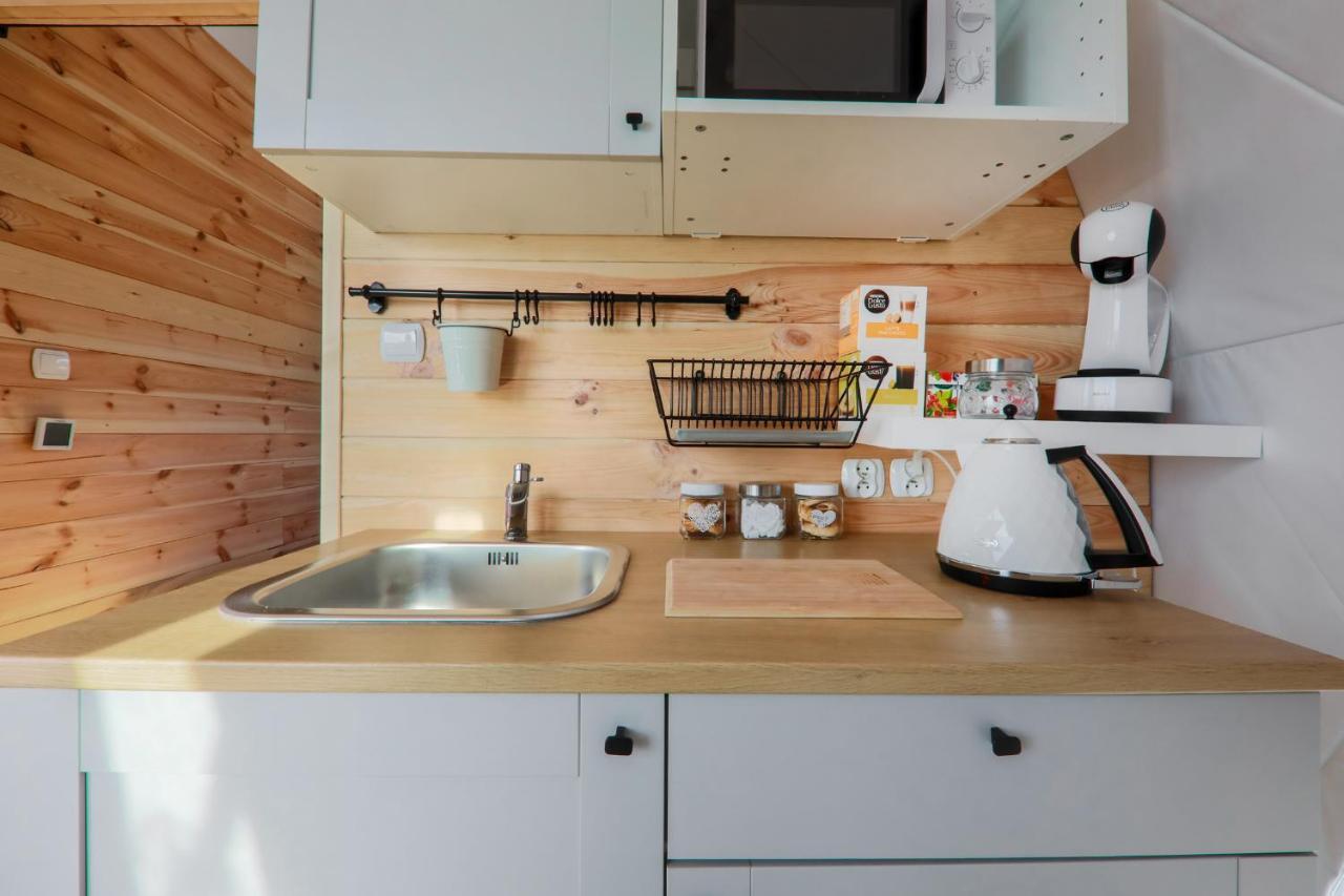 Glamping Gliczarow Klapnioki Bed & Breakfast Leśnica Dış mekan fotoğraf