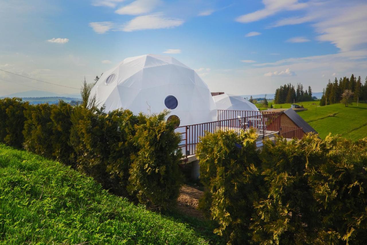 Glamping Gliczarow Klapnioki Bed & Breakfast Leśnica Dış mekan fotoğraf