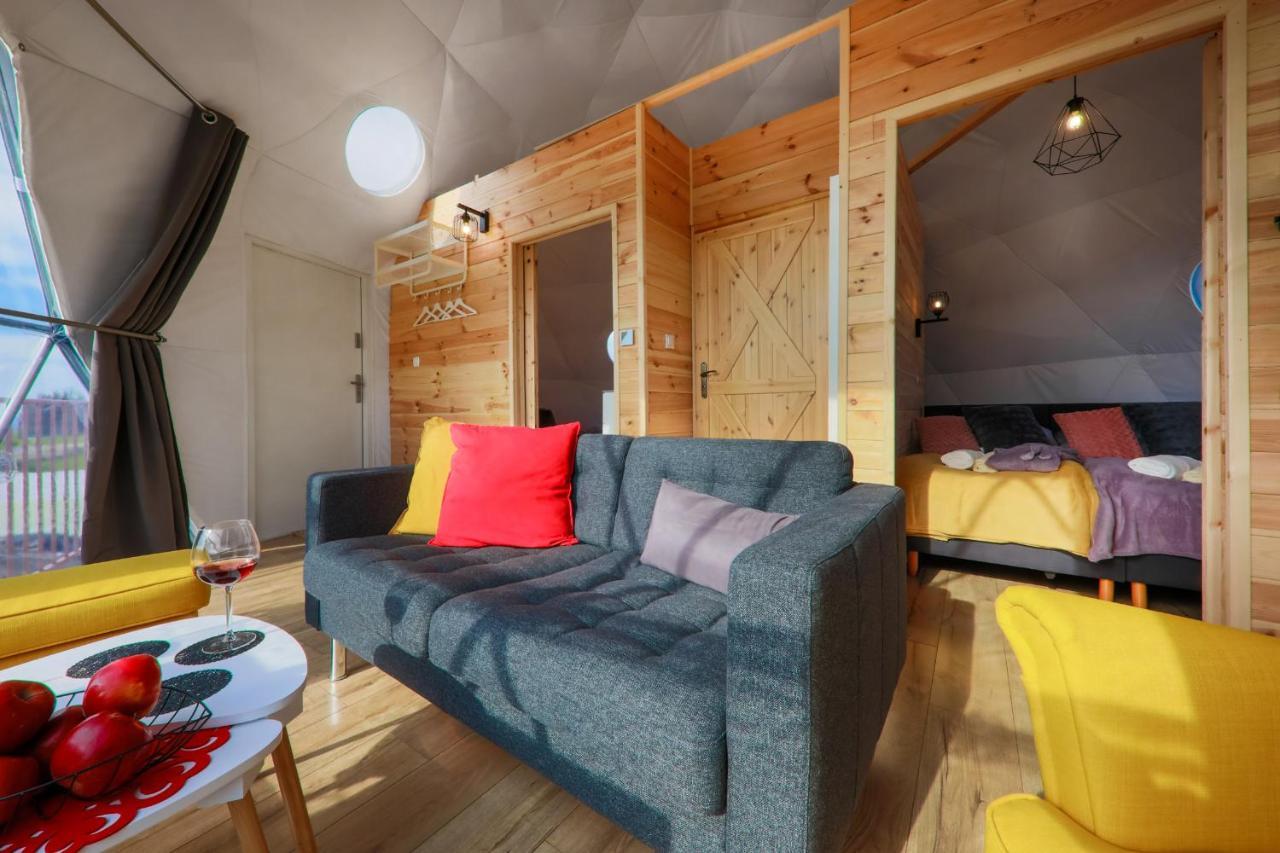 Glamping Gliczarow Klapnioki Bed & Breakfast Leśnica Dış mekan fotoğraf