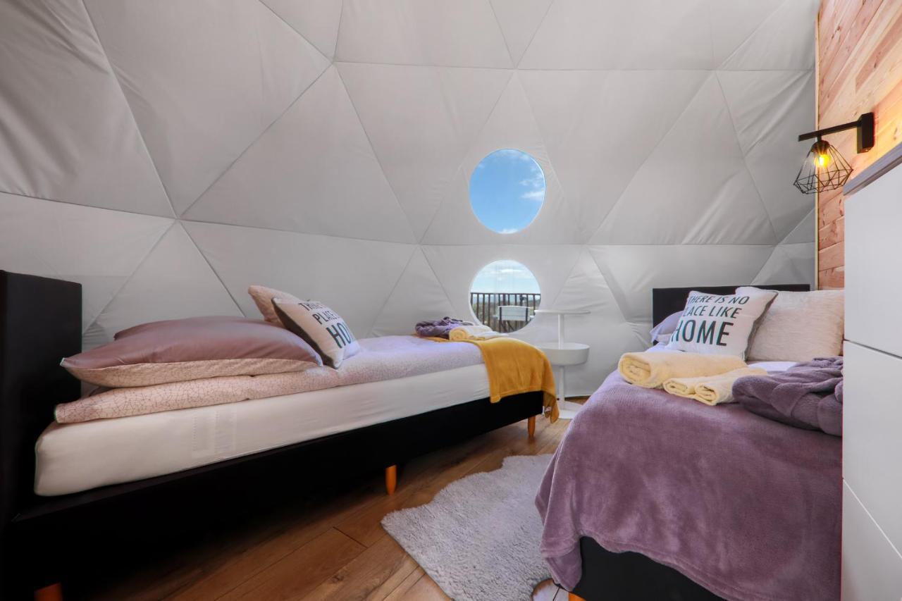 Glamping Gliczarow Klapnioki Bed & Breakfast Leśnica Dış mekan fotoğraf