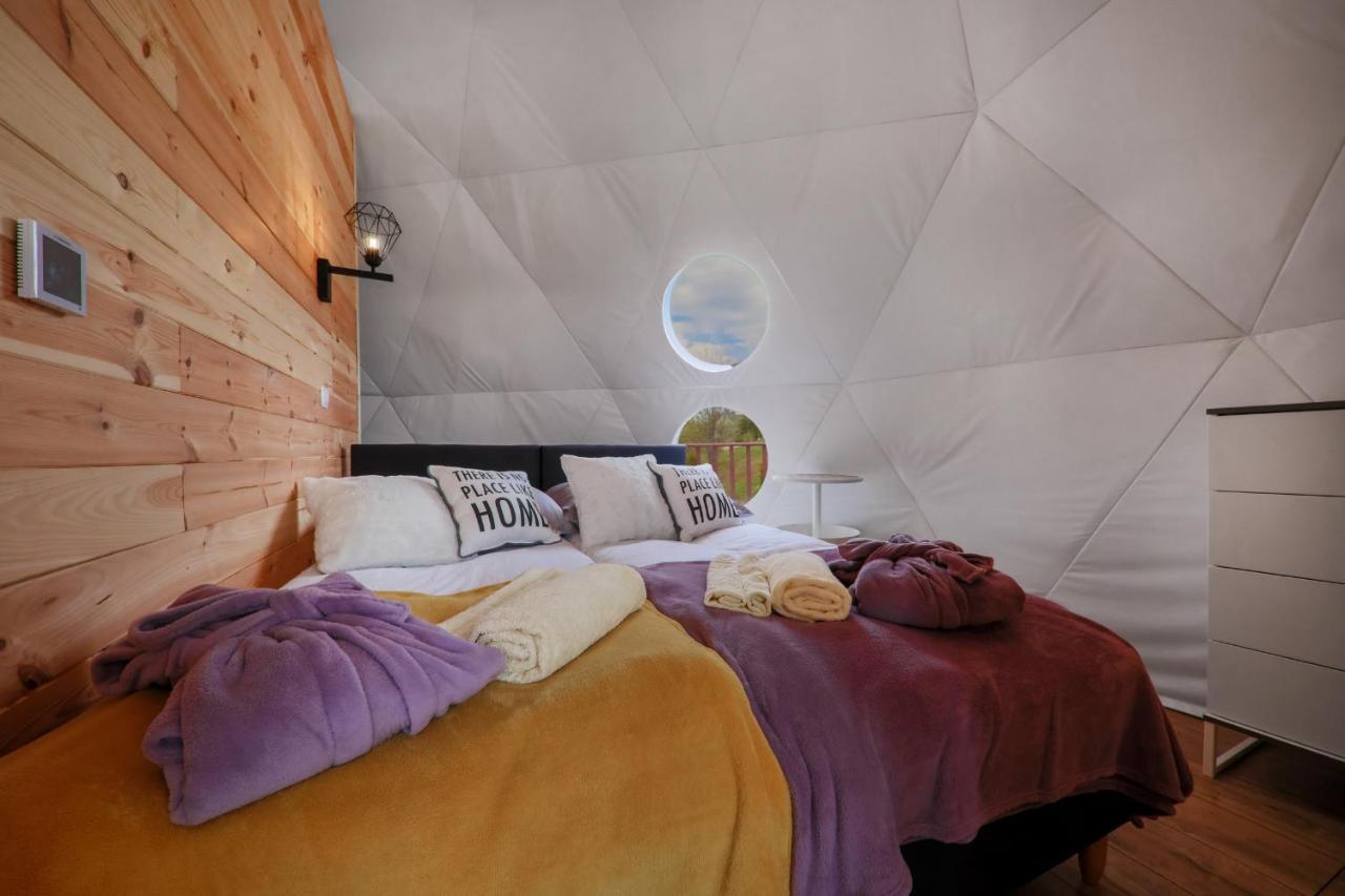 Glamping Gliczarow Klapnioki Bed & Breakfast Leśnica Dış mekan fotoğraf