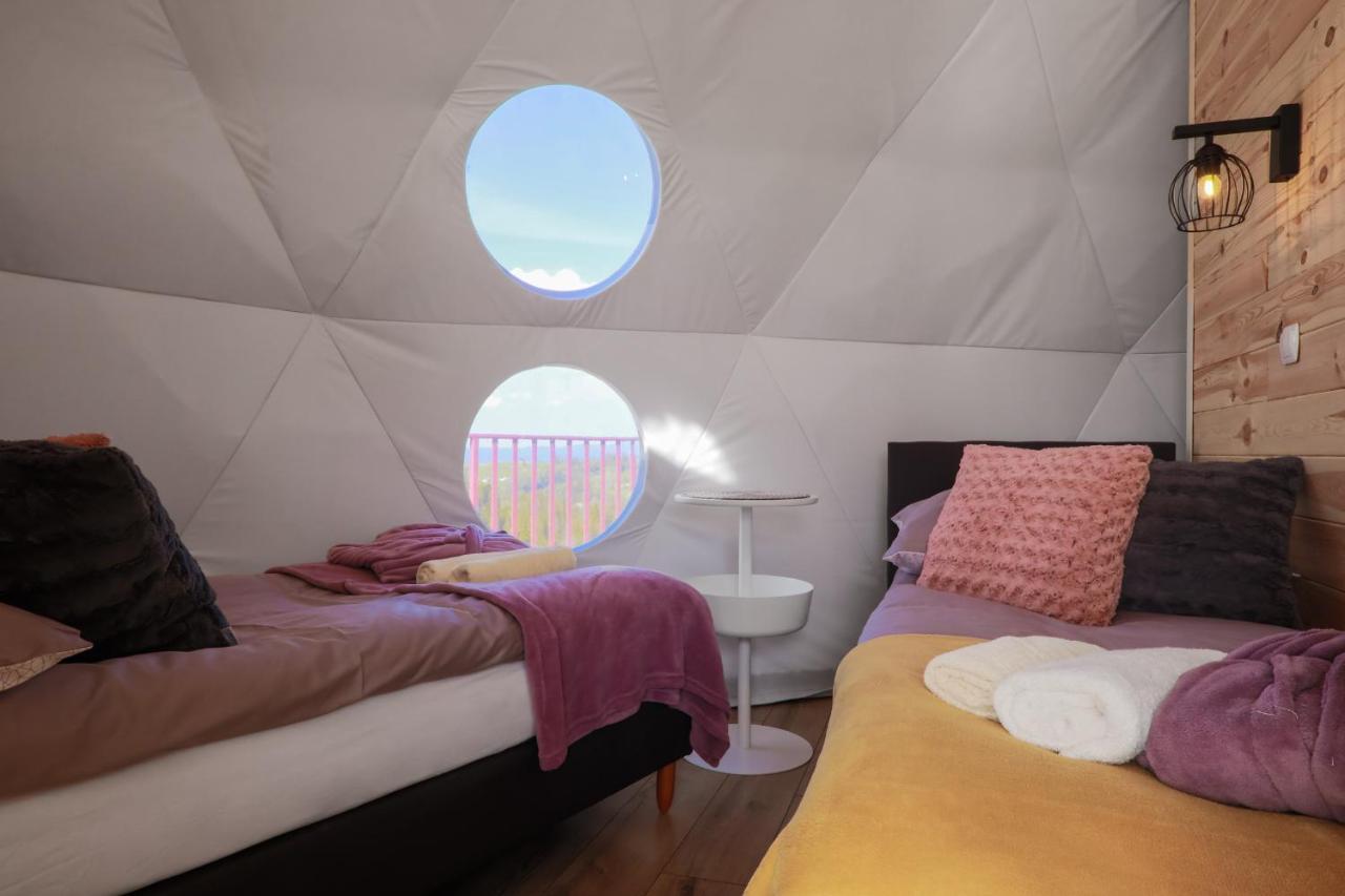 Glamping Gliczarow Klapnioki Bed & Breakfast Leśnica Dış mekan fotoğraf