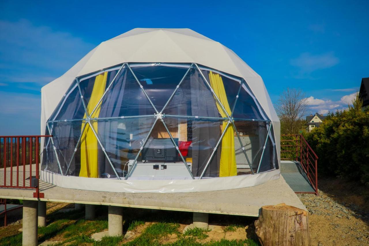 Glamping Gliczarow Klapnioki Bed & Breakfast Leśnica Dış mekan fotoğraf