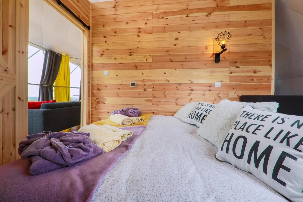 Glamping Gliczarow Klapnioki Bed & Breakfast Leśnica Dış mekan fotoğraf