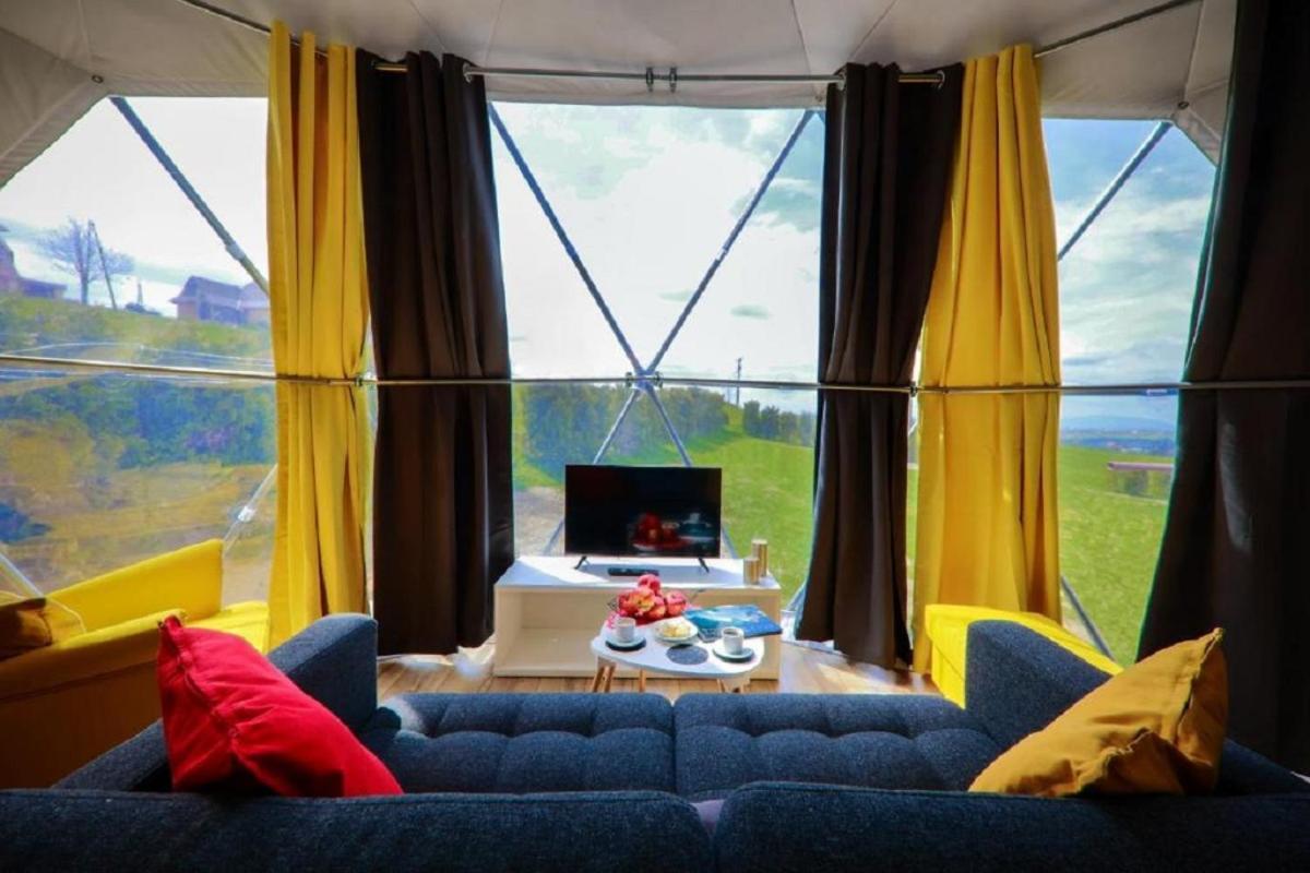 Glamping Gliczarow Klapnioki Bed & Breakfast Leśnica Dış mekan fotoğraf